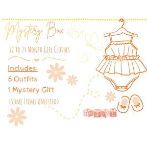 Mystery Box Girl Clothing 12-24 MONTHS